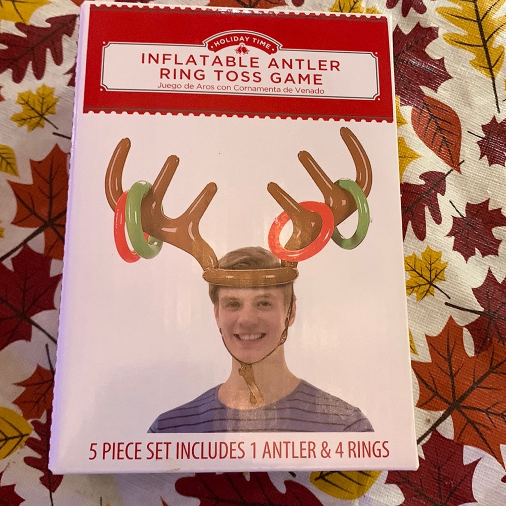 Inflatable Ring Toss Antler Game 4 rings
